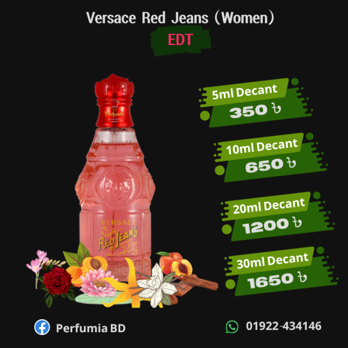 Versace Red Jeans Decant