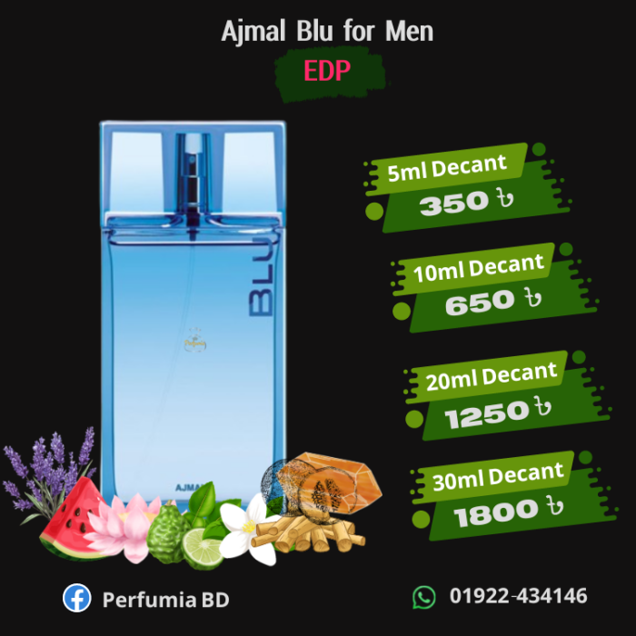 Ajmal Blu for Men decant