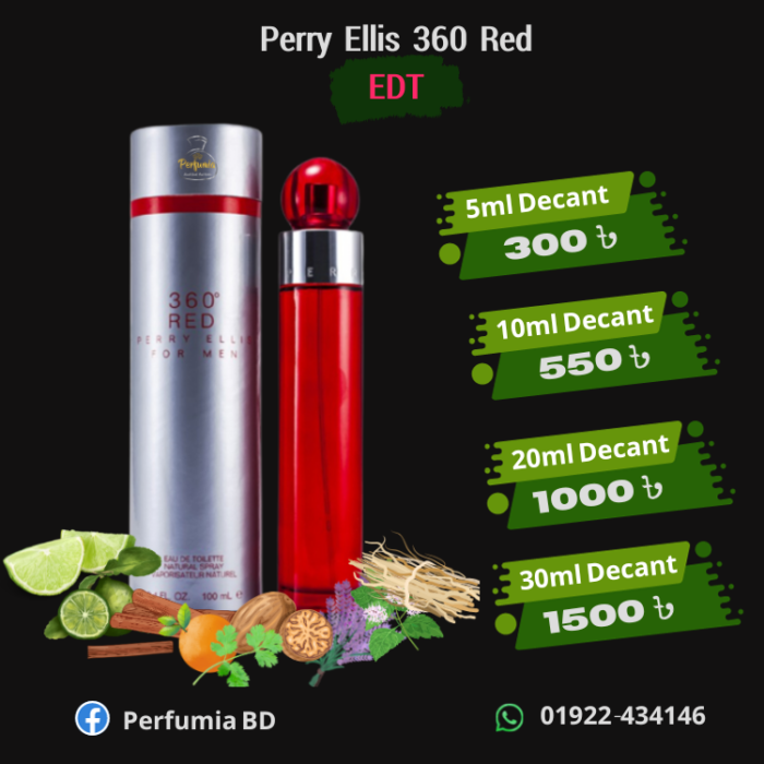 Perry Ellis 360 Red