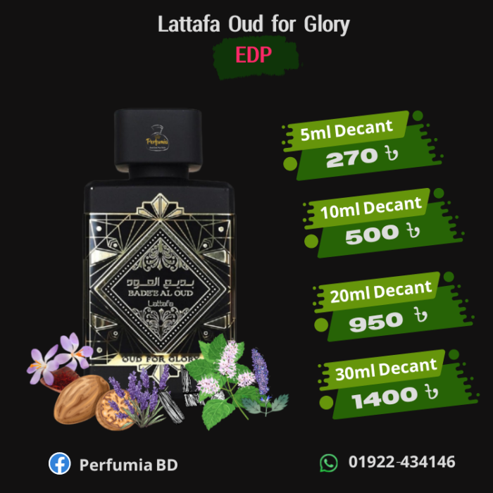 Lattafa Oud for Glory Decant