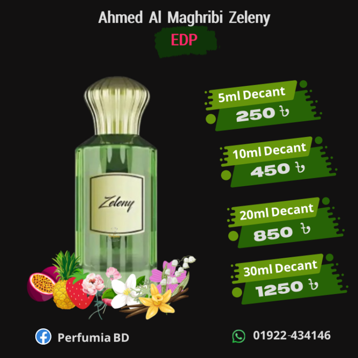 Ahmed Al Maghribi Zeleny decant