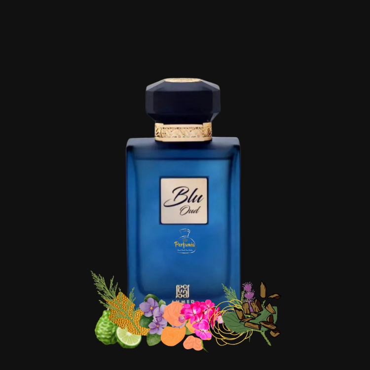 香水(男性用) Ahmed Al Maghribi Blu Oud Ahmed Al Maghribi Blu Oud Eau De Parfum 100ml | Perfume Gyaan